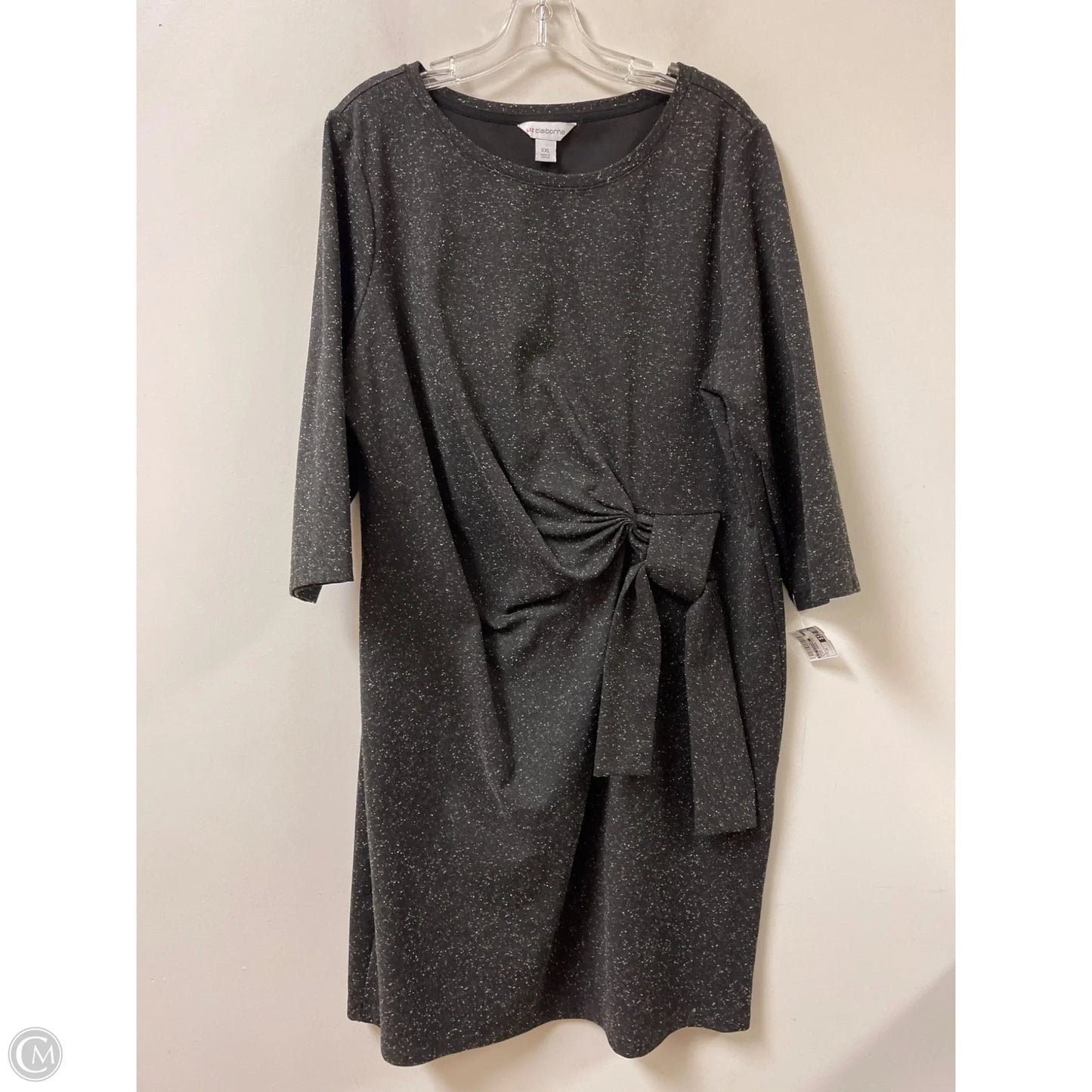 Dress Casual Midi By Liz Claiborne In Black, Size: 1x