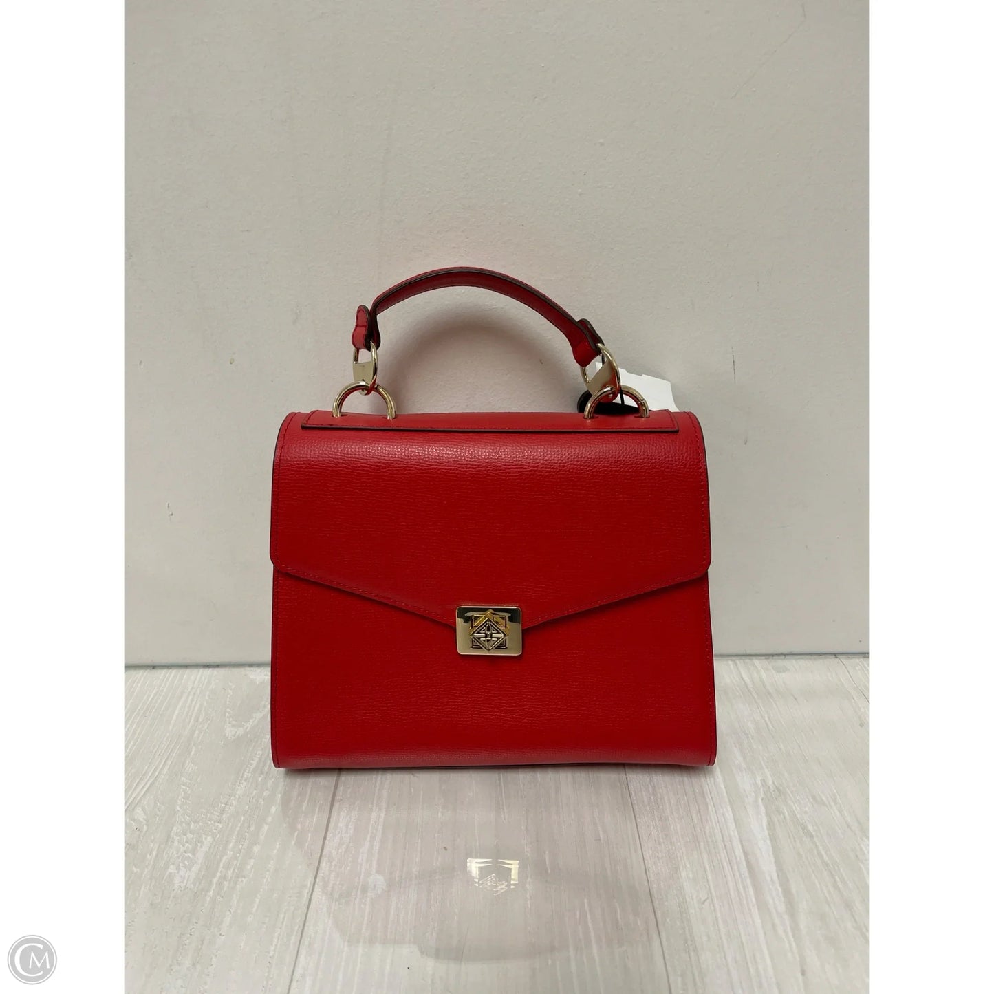 Handbag Leather By Antonio Melani, Size: Medium