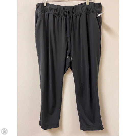 Athletic Pants By Livi Active In Black, Size: 18