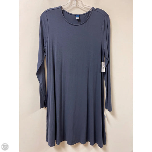 Dress Casual Midi By Old Navy In Blue, Size: M