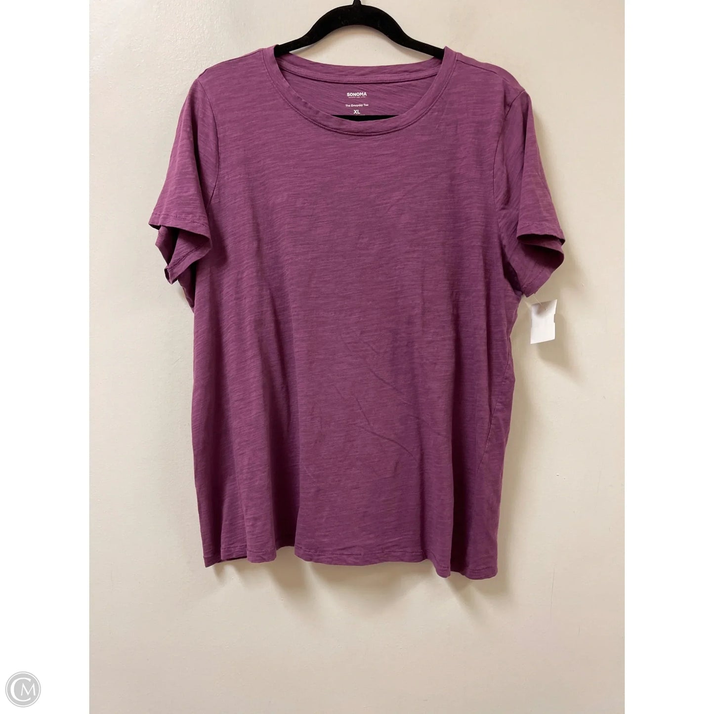 Top Short Sleeve By Sonoma In Purple, Size: Xl
