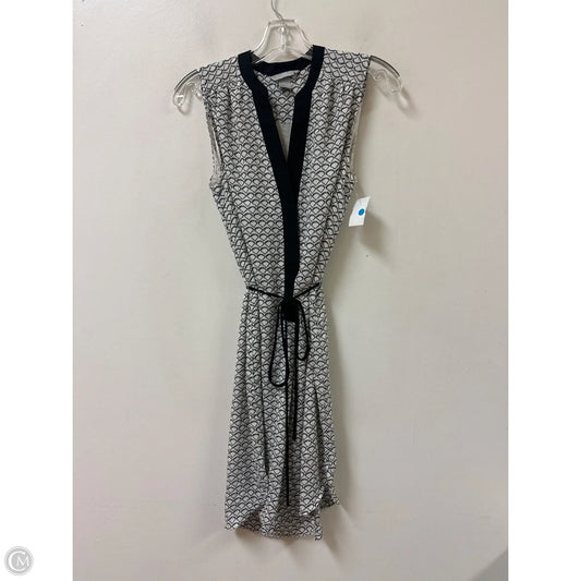 Dress Casual Midi By H&m In Black & White, Size: M