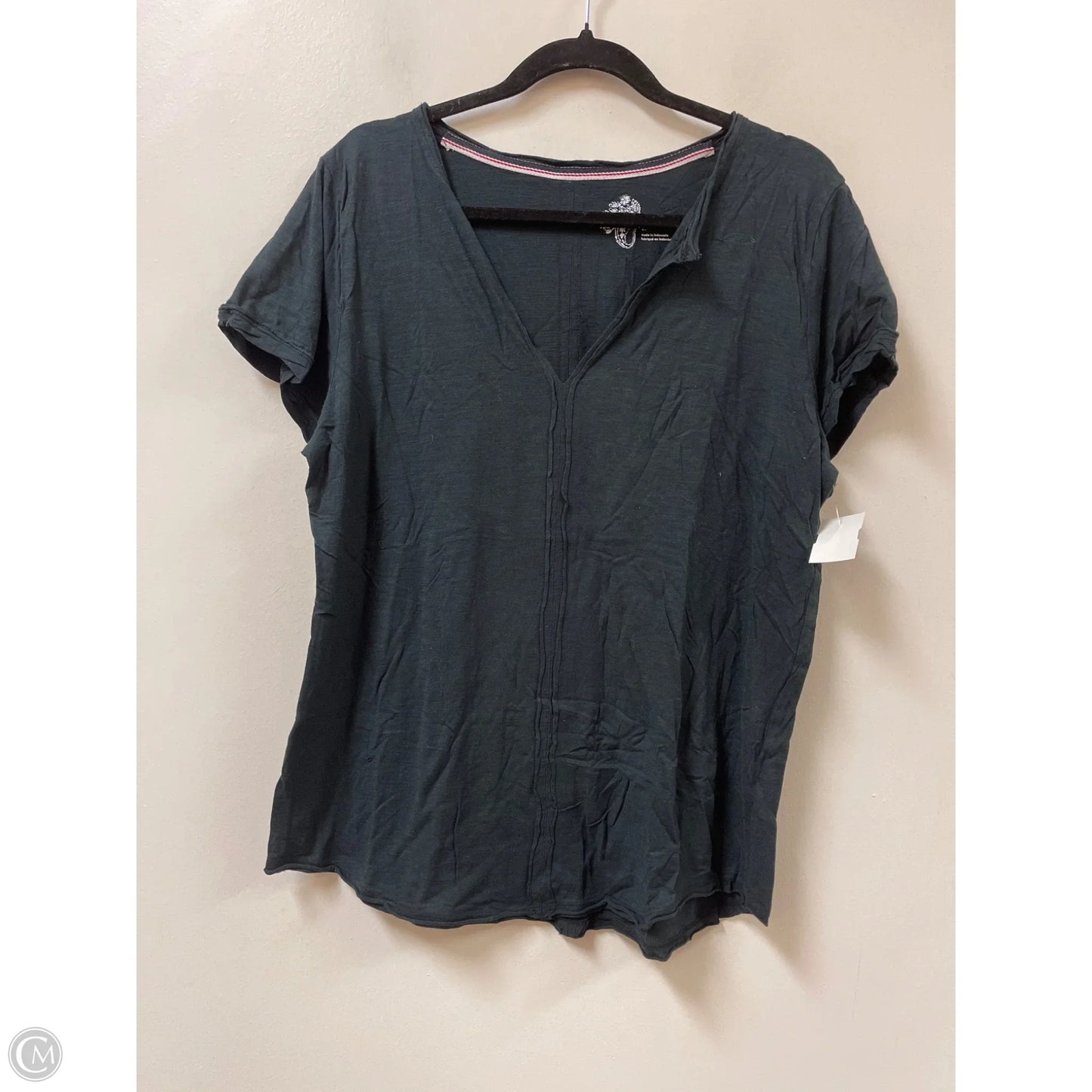 Top Short Sleeve By Pilcro In Navy, Size: Xl