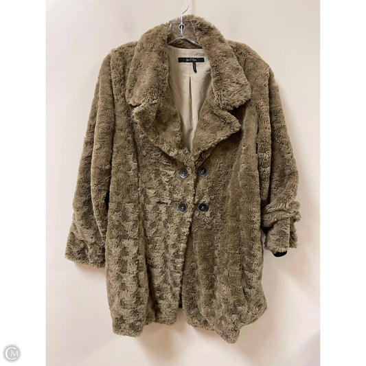 Coat Faux Fur & Sherpa By Nic + Zoe In Green, Size: M