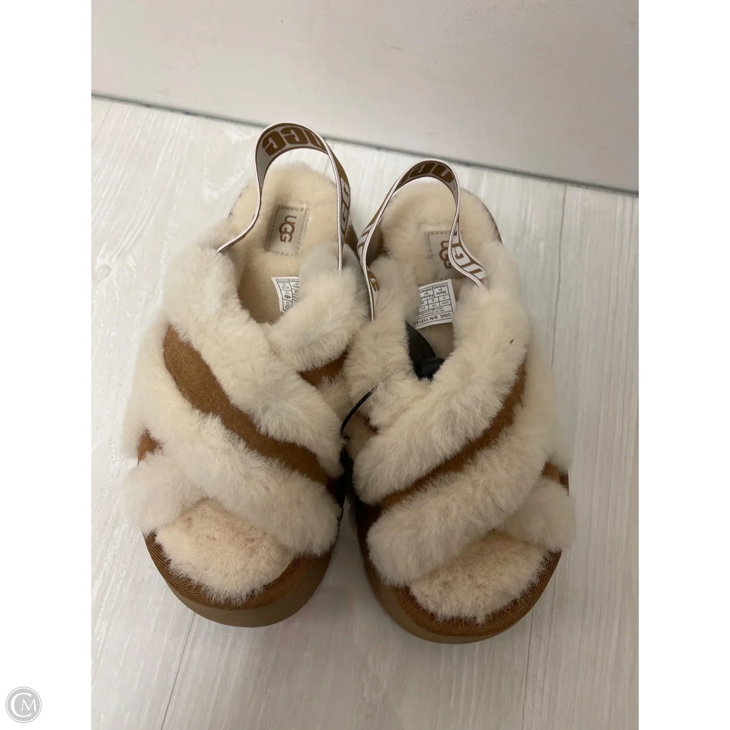 Sandals Designer By Ugg In Brown, Size: 7