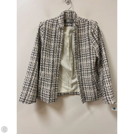 Blazer By Clothes Mentor In Black & White, Size: S