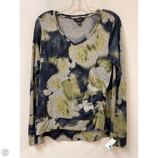 Top Long Sleeve By Simply Vera In Blue & Green, Size: S