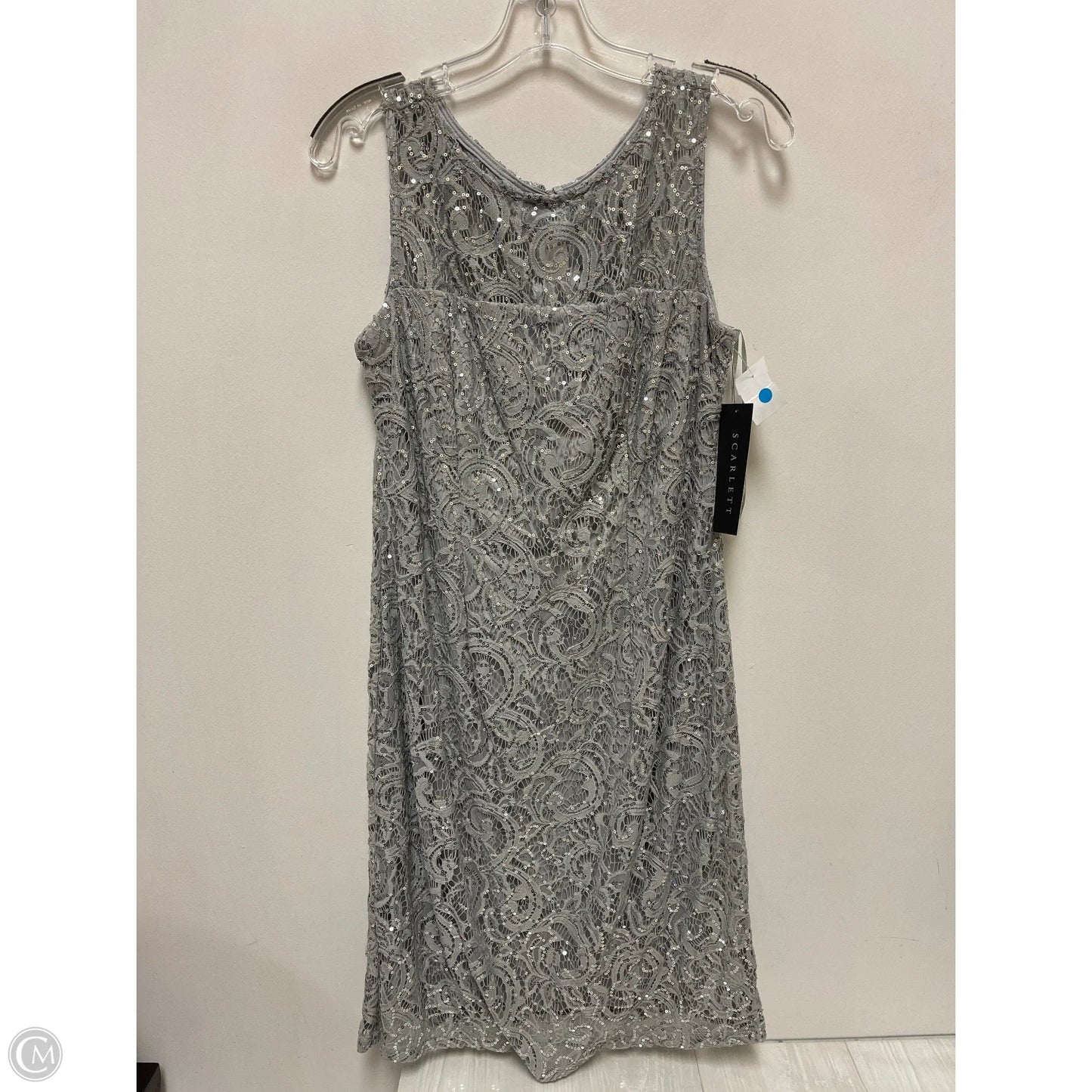 Dress Casual Midi By Scarlett In Grey, Size: M
