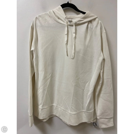 Sweatshirt Hoodie By A New Day In Cream, Size: L
