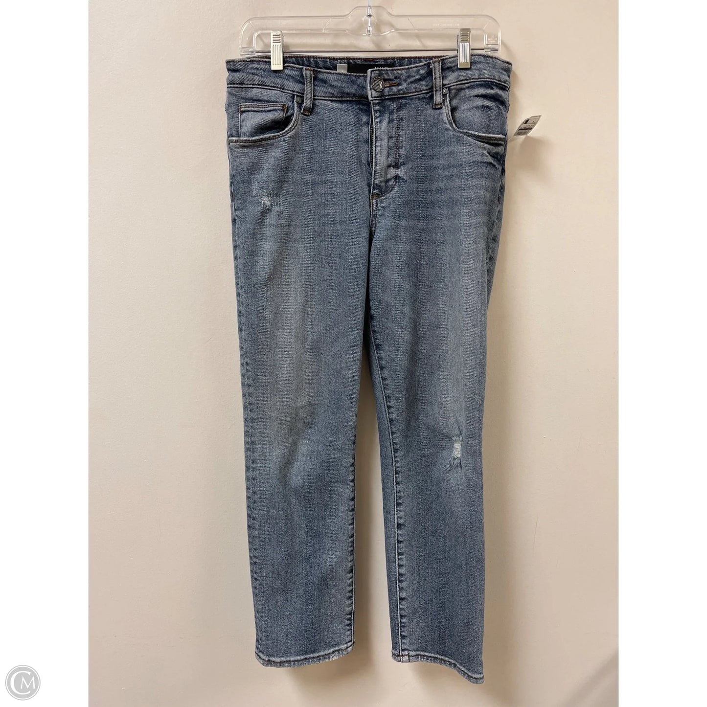 Jeans Straight By Kut In Blue Denim, Size: 6