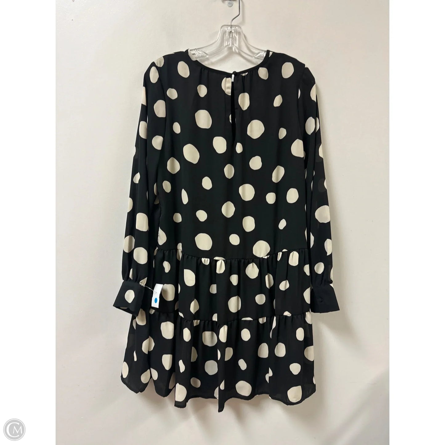 Dress Casual Midi By Who What Wear In Polkadot Pattern, Size: M