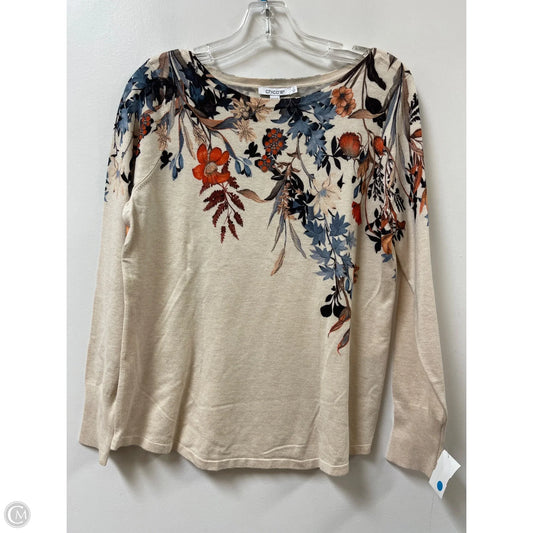 Top Long Sleeve By Chicos In Multi-colored, Size: M