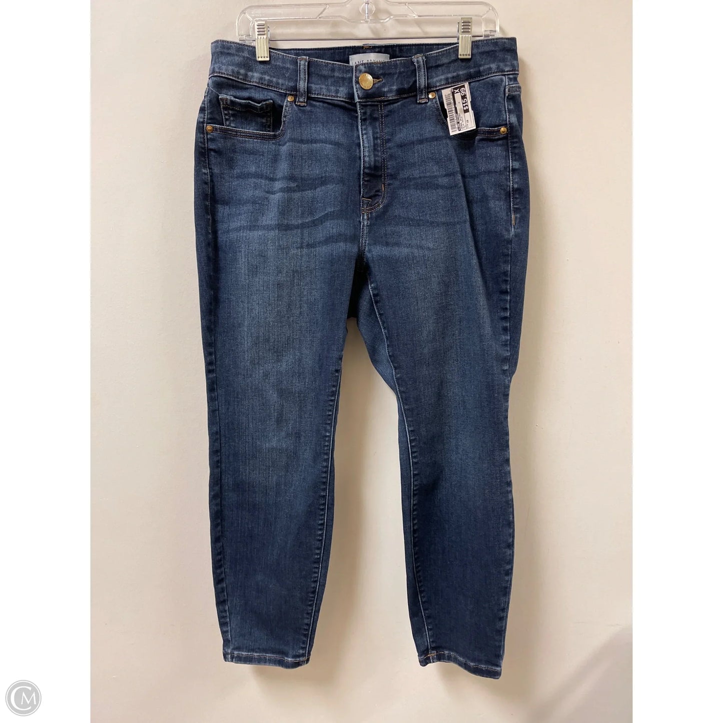 Jeans Skinny By Lane Bryant In Blue Denim, Size: 16