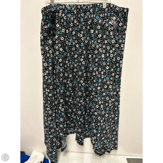 Skirt Maxi By Cato In Floral Print, Size: 26