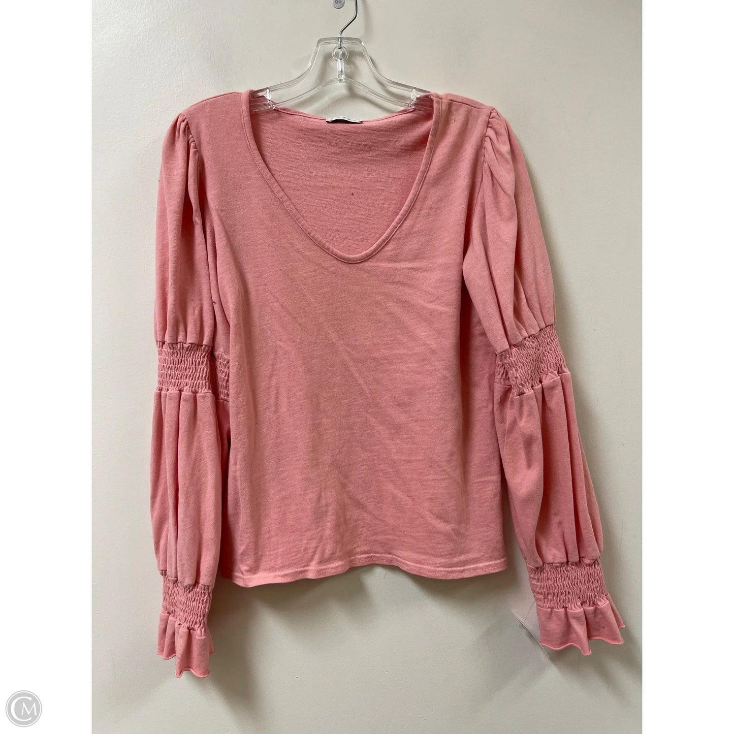 Top Long Sleeve By Clothes Mentor In Pink, Size: S