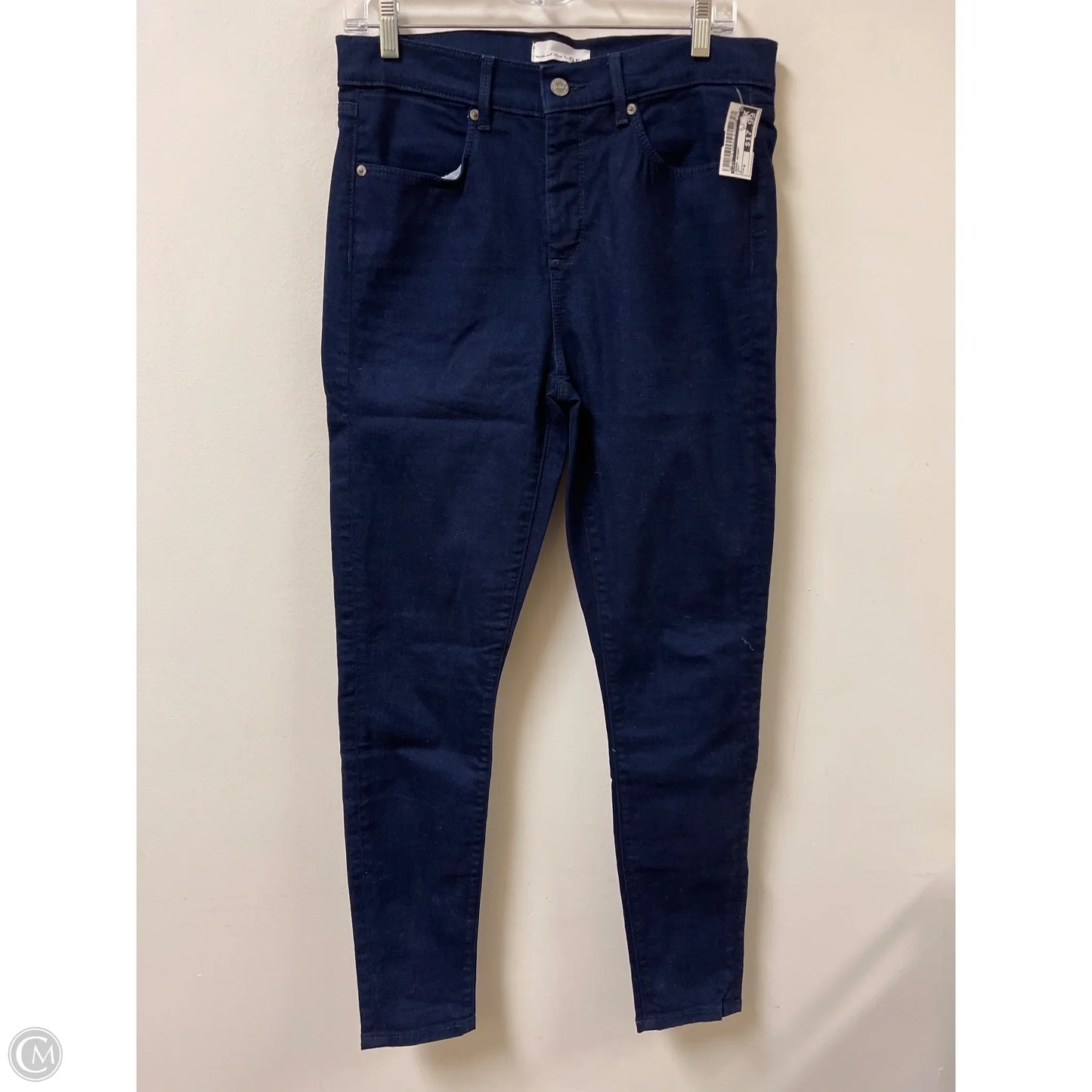 Jeans Skinny By Loft In Navy, Size: 8