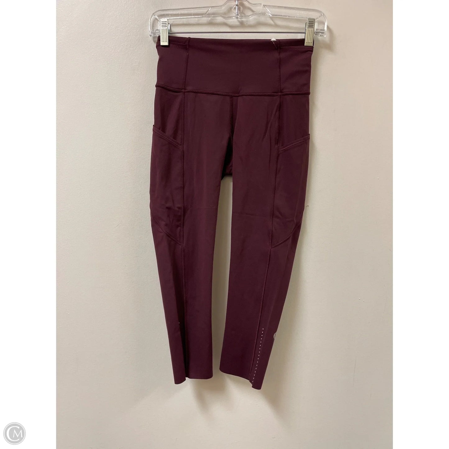 Athletic Leggings Capris By Lululemon In Purple, Size: 4