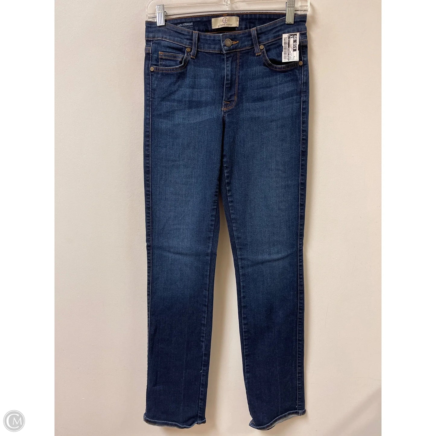 Jeans Skinny By Cookie Johnson In Blue Denim, Size: 4