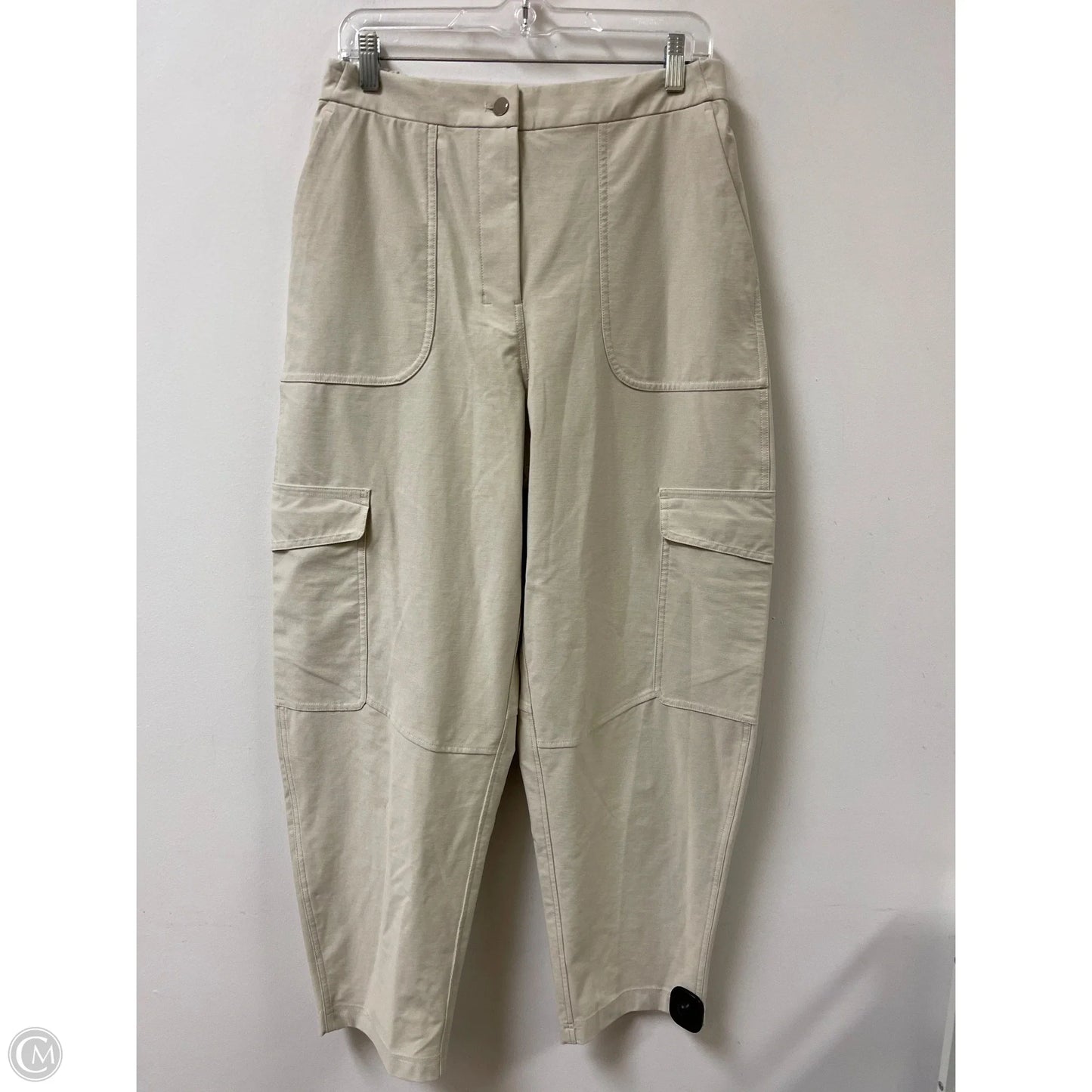 Athletic Pants By Lululemon In Cream, Size: 10