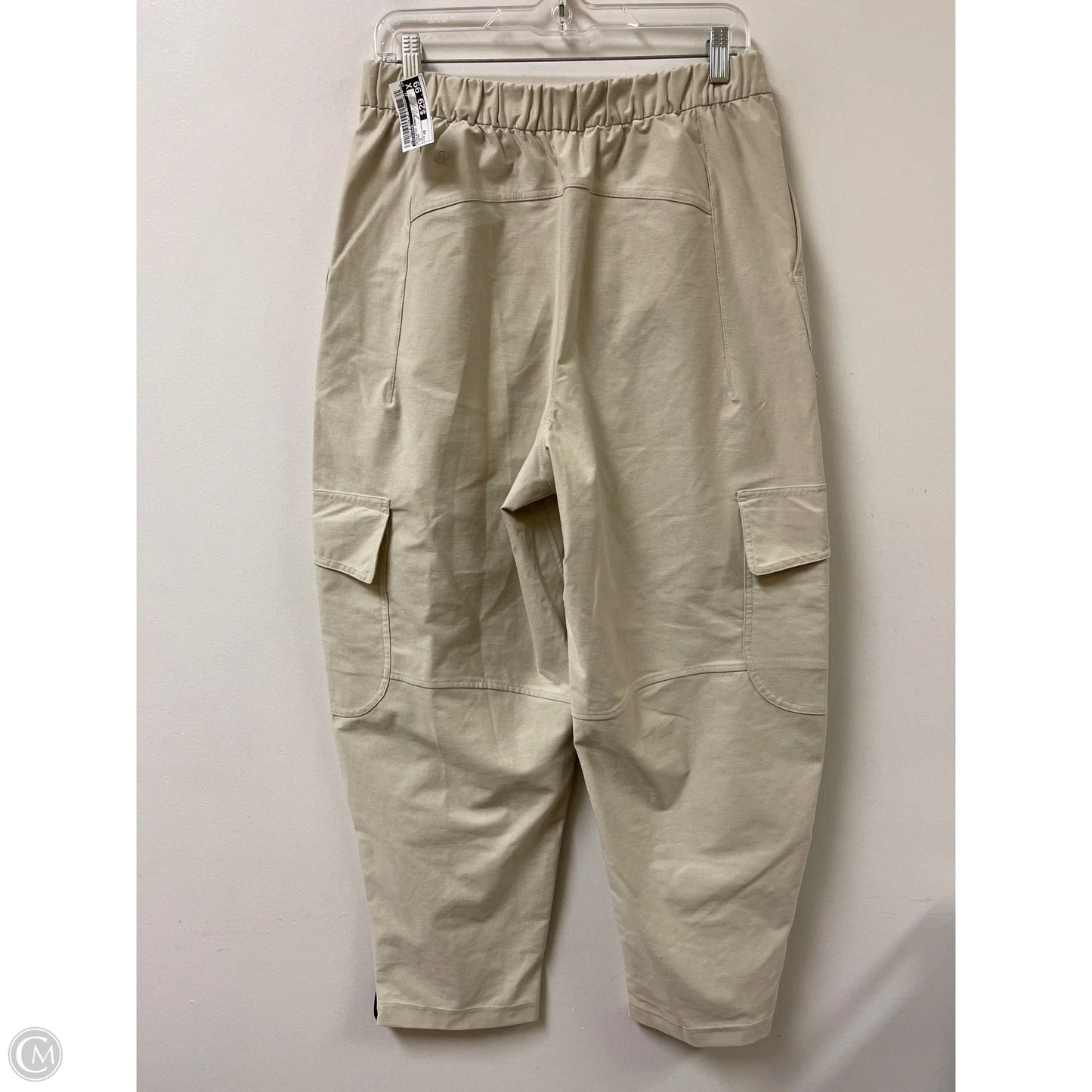 Athletic Pants By Lululemon In Cream, Size: 10