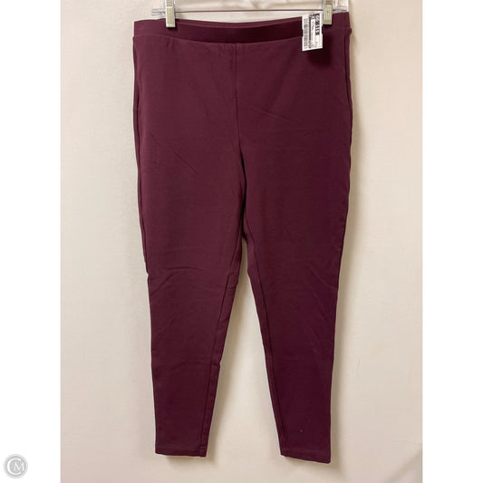 Pants Leggings By Chicos In Red, Size: 8