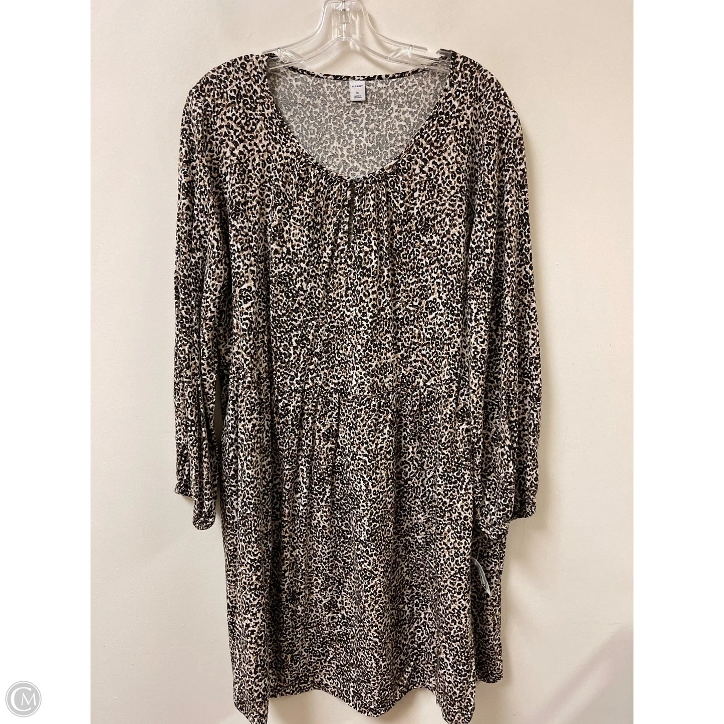 Dress Casual Midi By Old Navy In Animal Print, Size: Xl