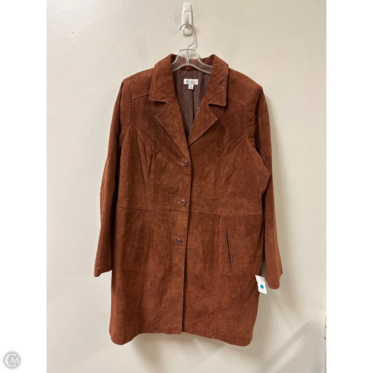 Coat Other By D&co. In Brown, Size: 1x