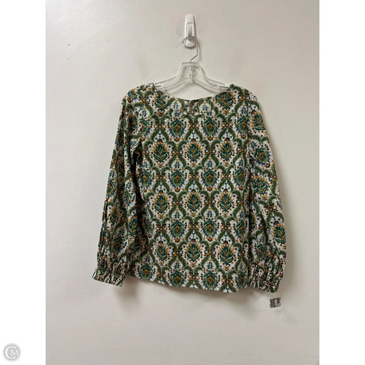Top Long Sleeve By Clothes Mentor In Green, Size: L