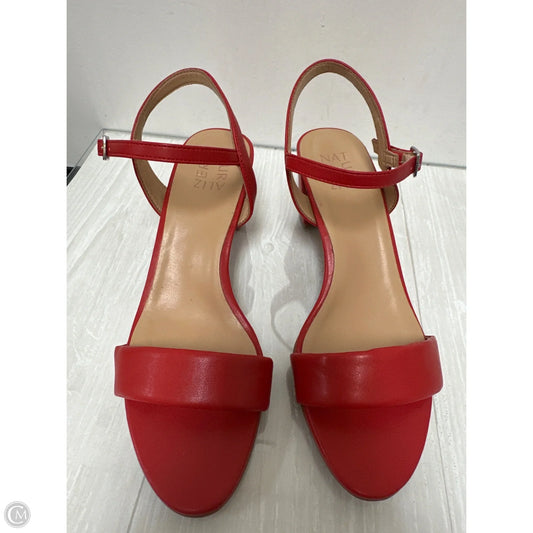Shoes Heels Block By Naturalizer In Red, Size: 8.5