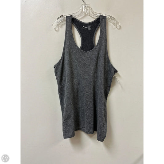 Athletic Tank Top By Zyia In Grey, Size: Xl