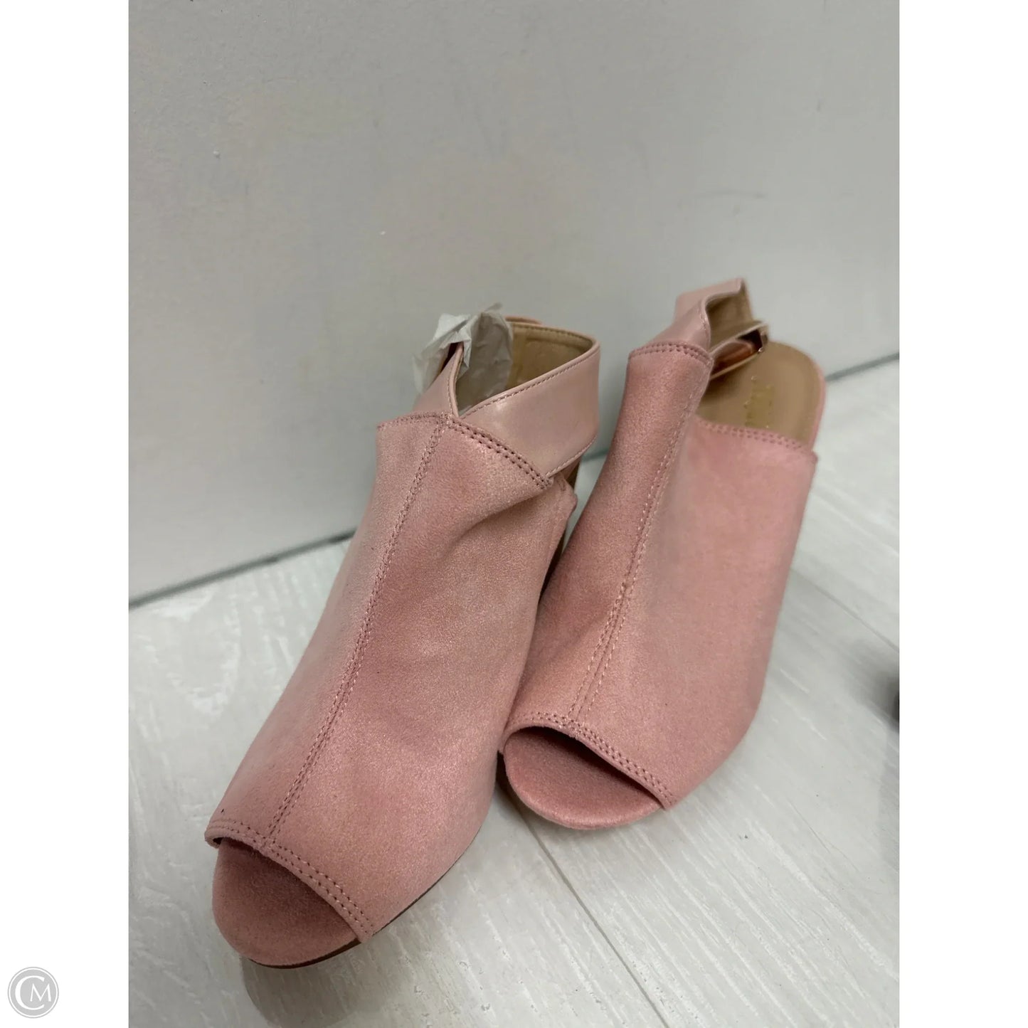 Shoes Heels Block By Clothes Mentor In Pink, Size: 9