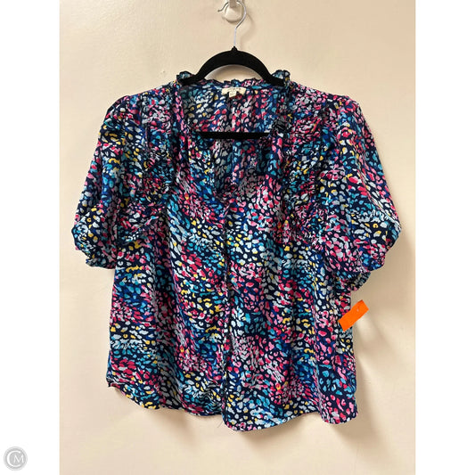 Top Short Sleeve By Umgee In Multi-colored, Size: L