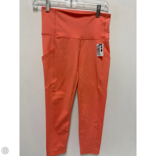 Athletic Leggings By Xersion In Orange, Size: S