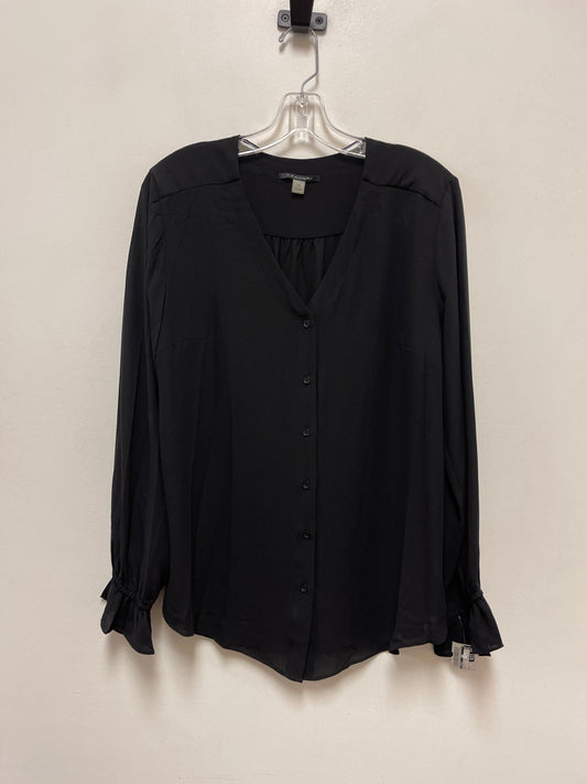 Top Long Sleeve By T Tahari In Black, Size: L