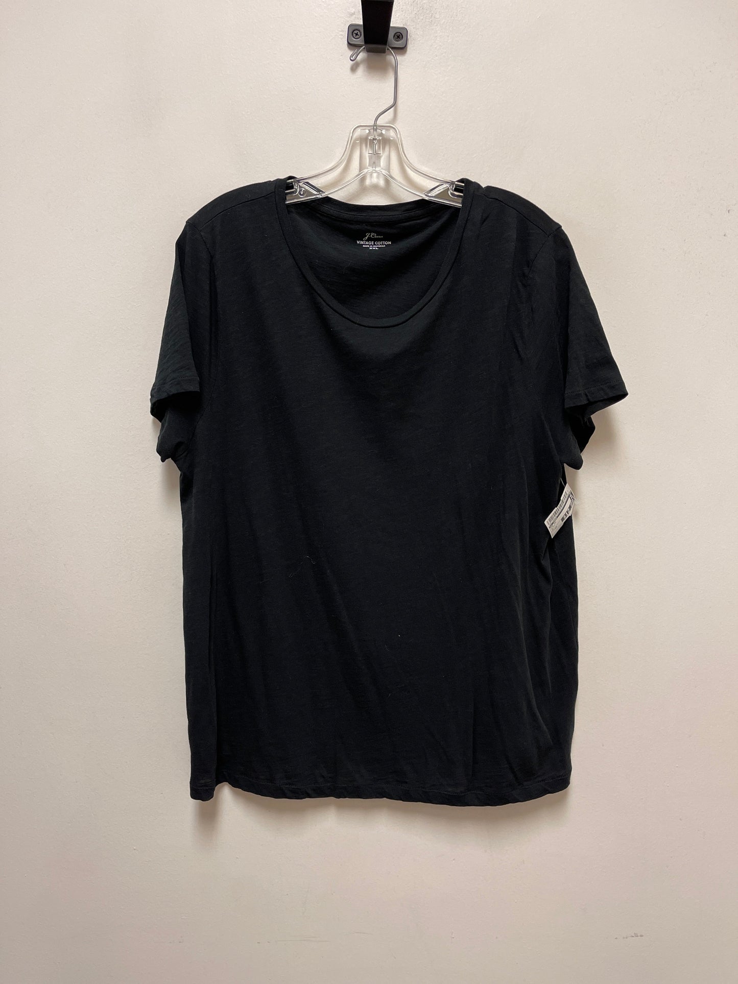 Top Short Sleeve By J. Crew In Black, Size: 2x