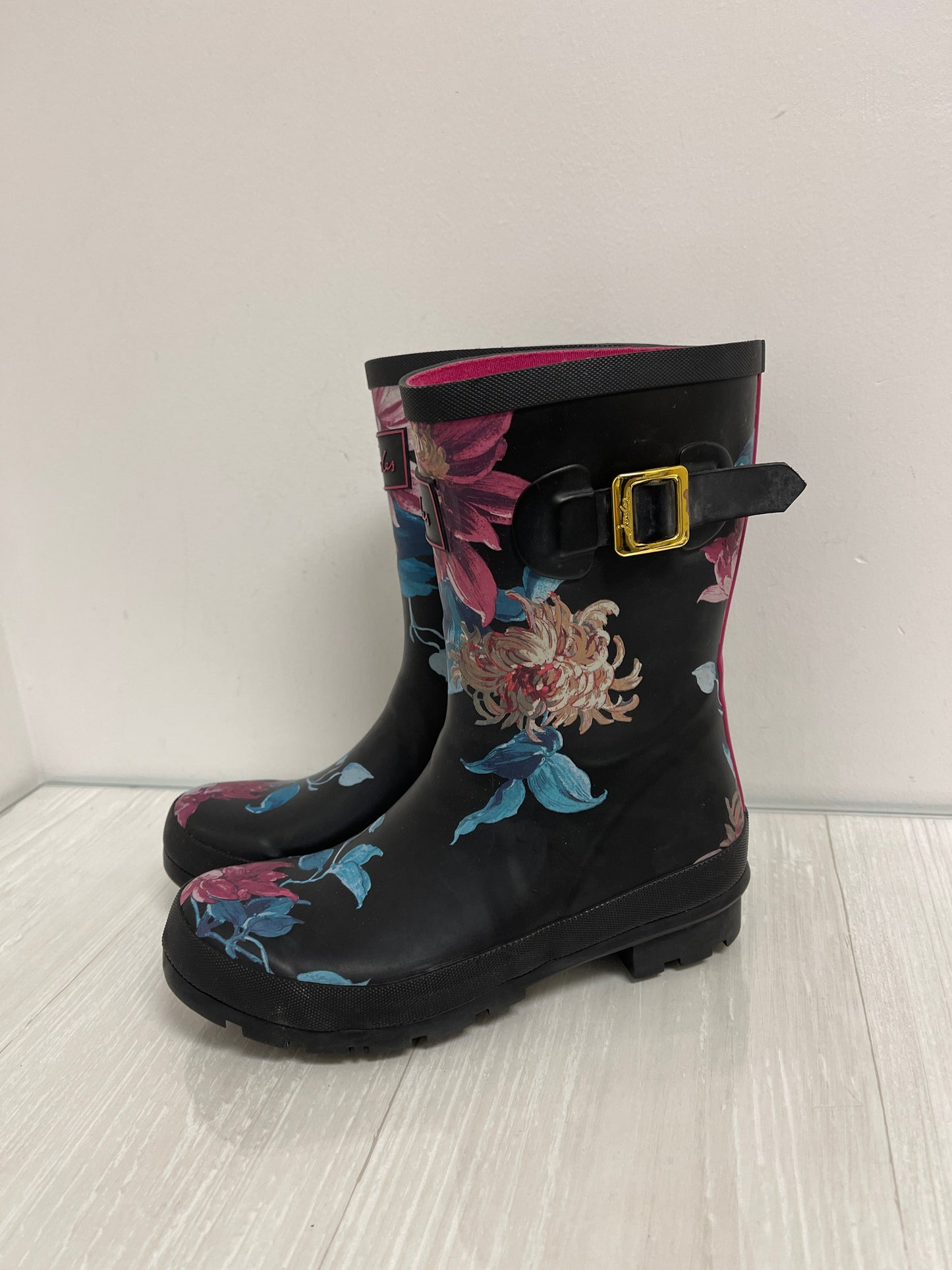 Boots Rain By Joules In Floral Print, Size: 7