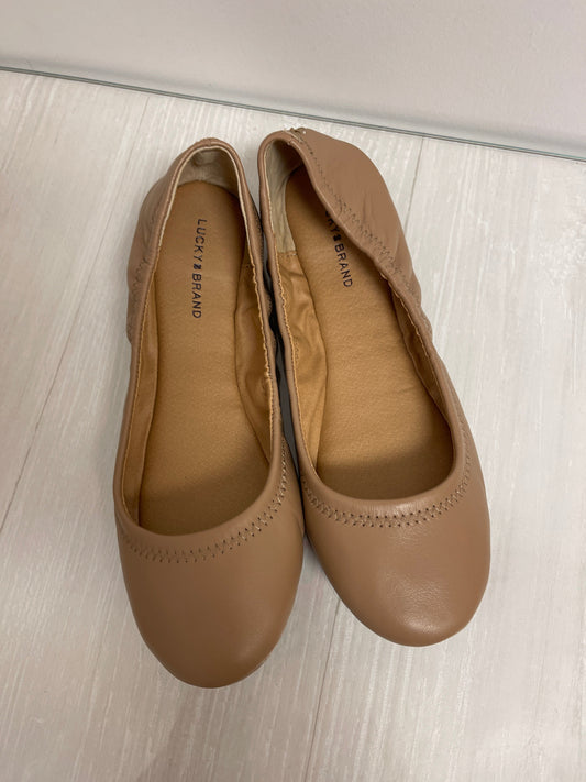 Shoes Flats By Lucky Brand In Tan, Size: 8