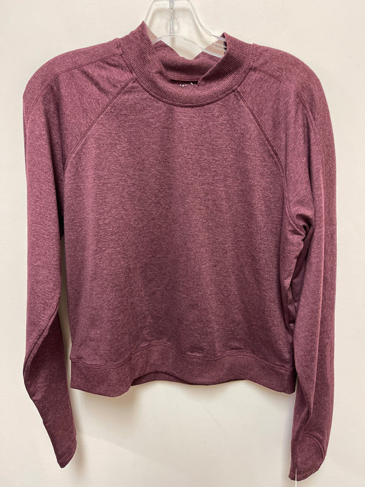 Athletic Top Long Sleeve Crewneck By Old Navy In Red, Size: L