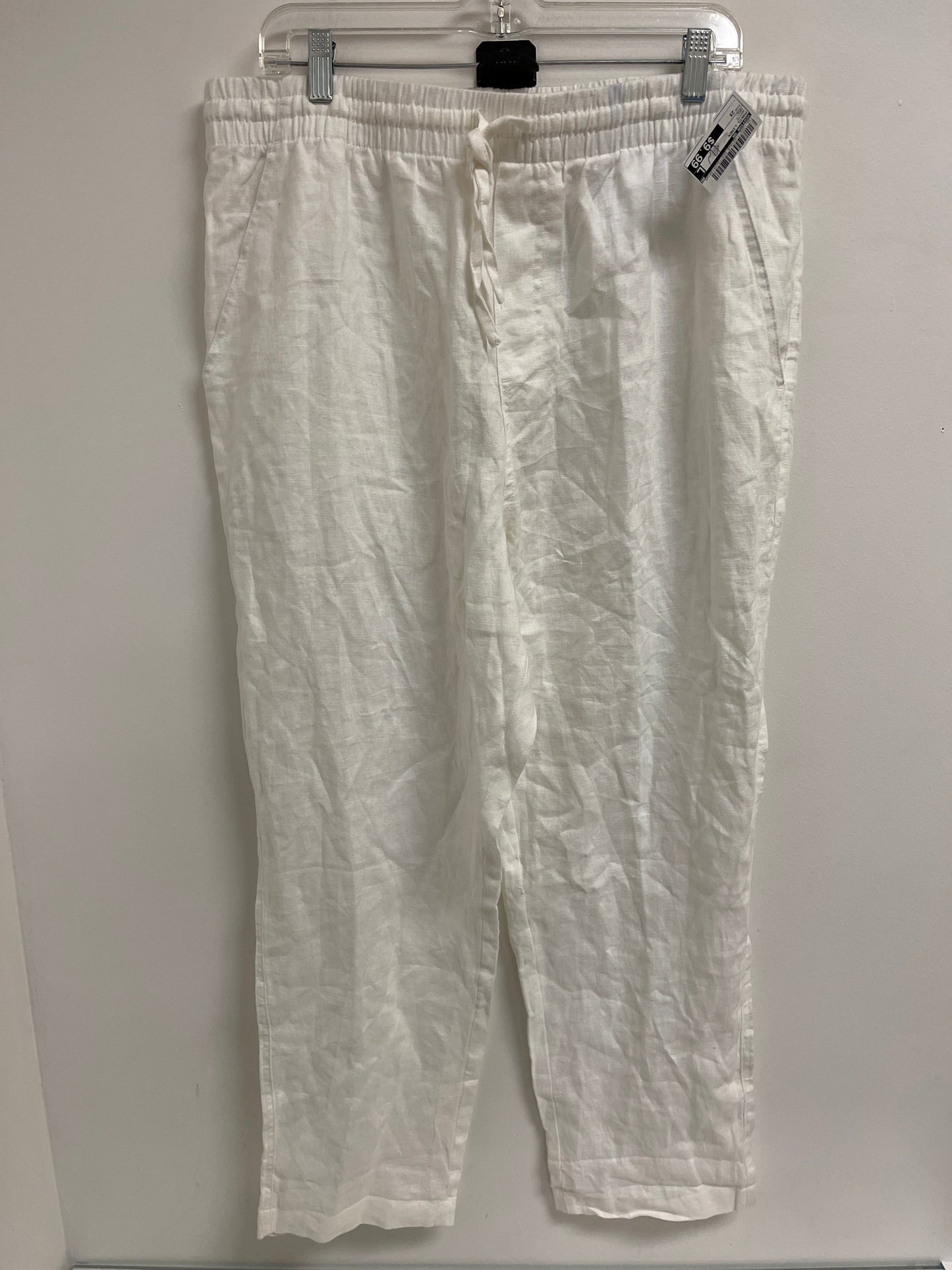 Pants Linen By Cotton On In White, Size: 2x