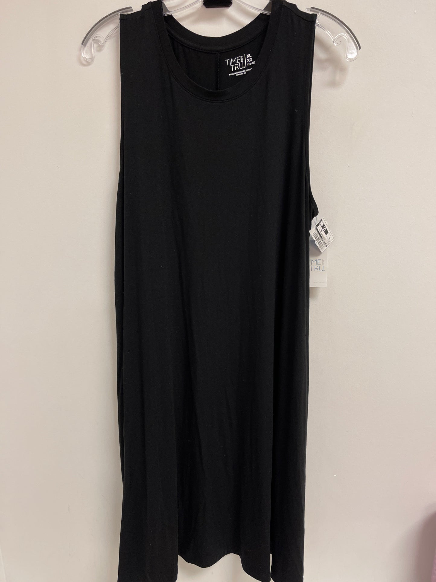 Dress Casual Short By Time And Tru In Black, Size: Xl