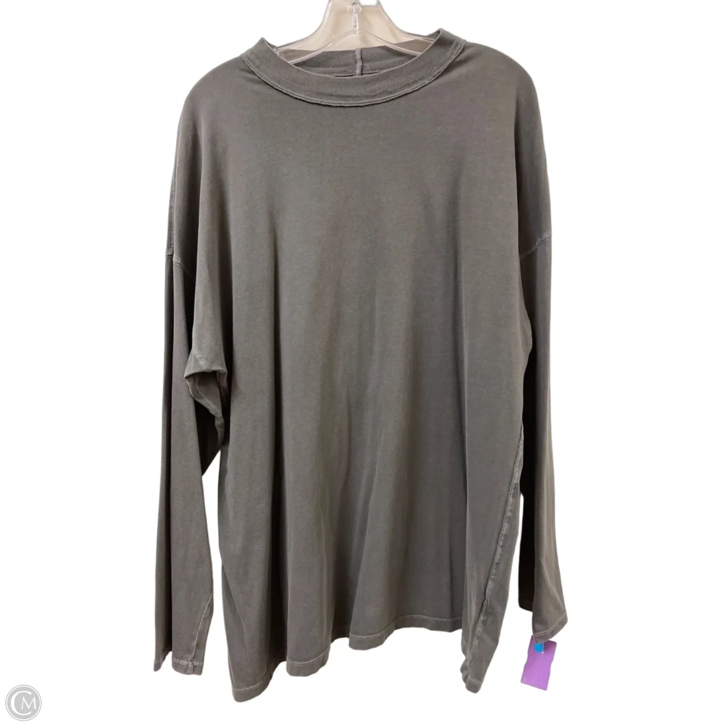 Top Long Sleeve Basic By We The Free In Grey, Size: L