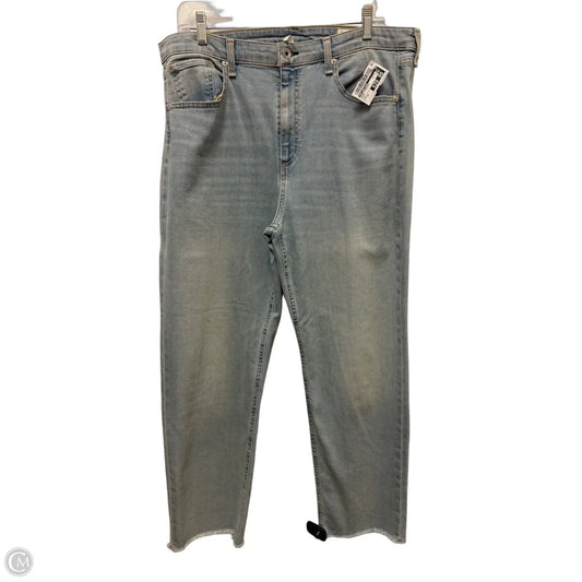 Jeans Straight By Rag And Bone In Blue, Size: 14