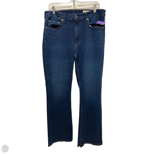 Jeans Boot Cut By Rag And Bone In Blue, Size: 12