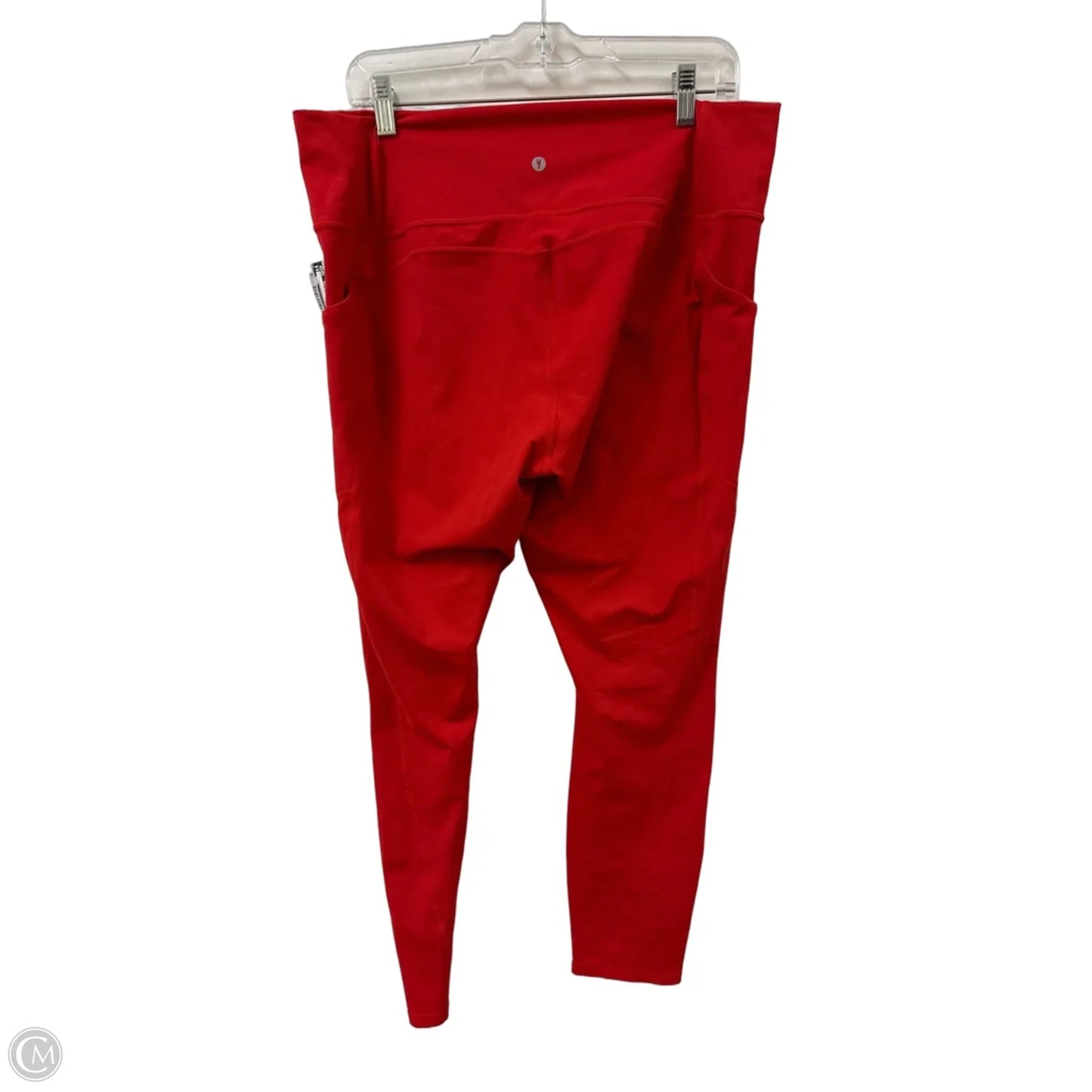 Athletic Leggings By Yitty In Red, Size: Xl