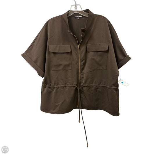 Jacket Other By Fashion Nova In Brown, Size: 1x