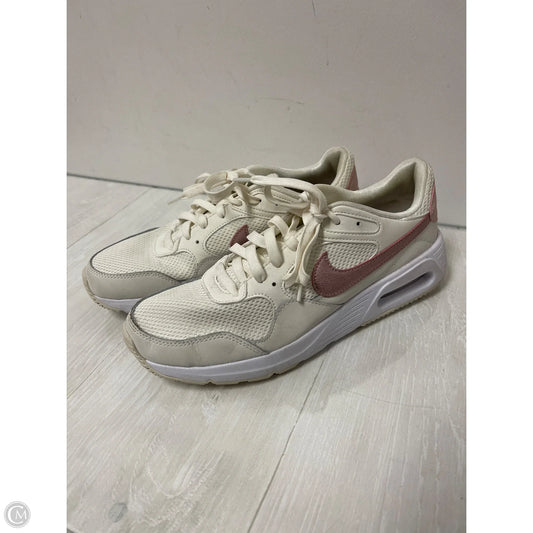 Shoes Athletic By Nike In Cream, Size: 10