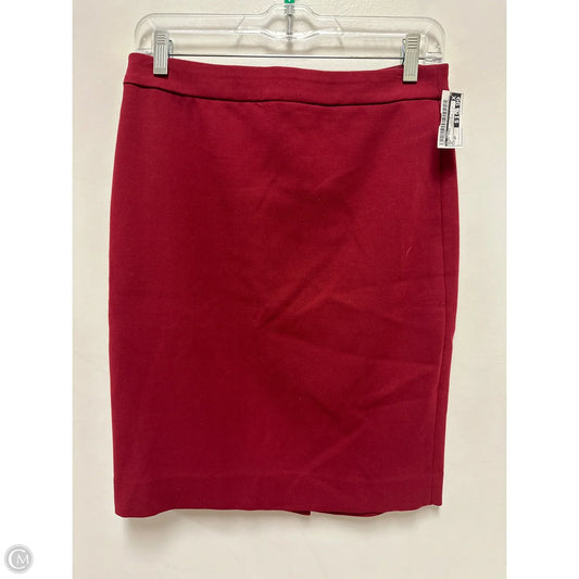 Skirt Midi By J. Crew In Red, Size: 2p
