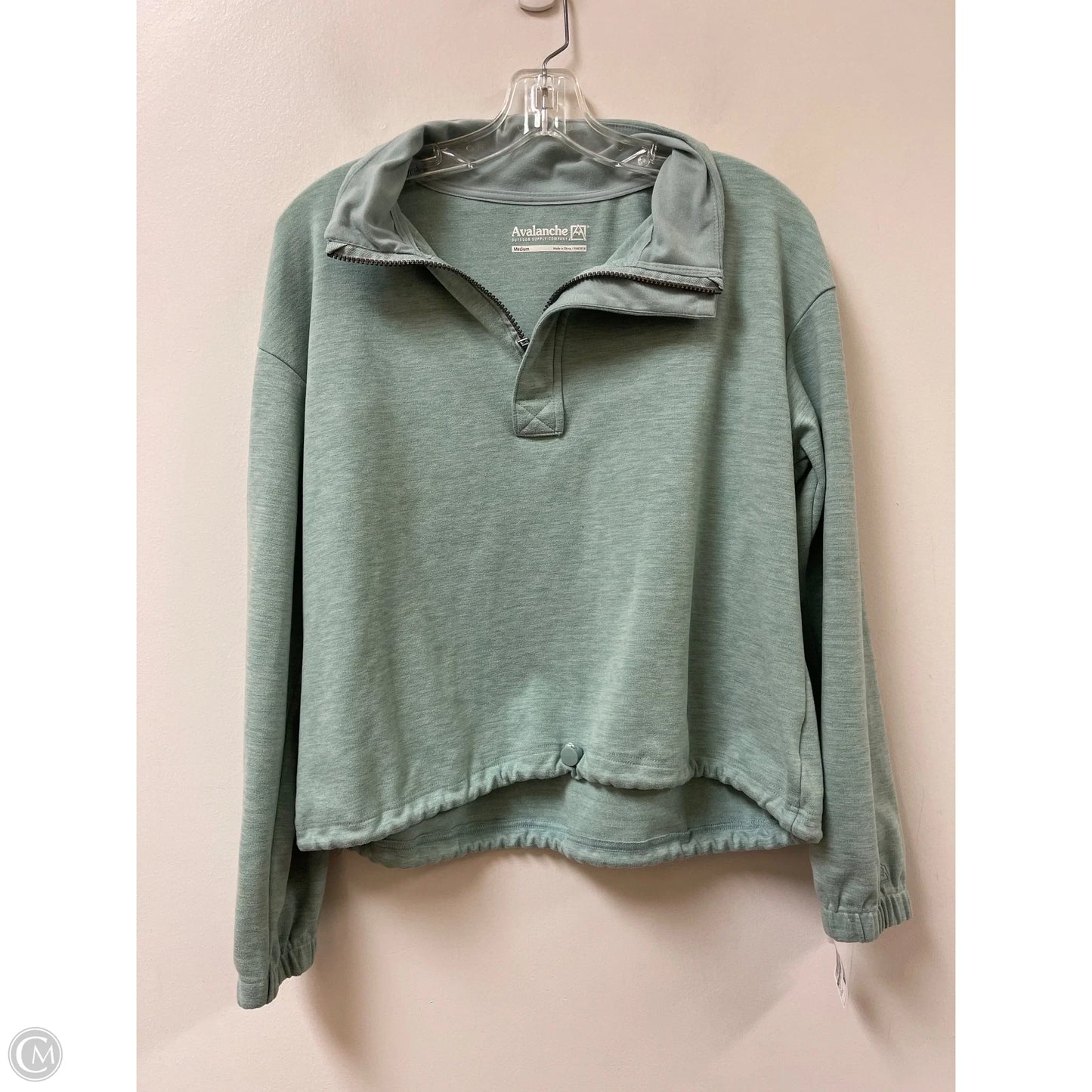 Athletic Jacket By Avalanche In Aqua, Size: M