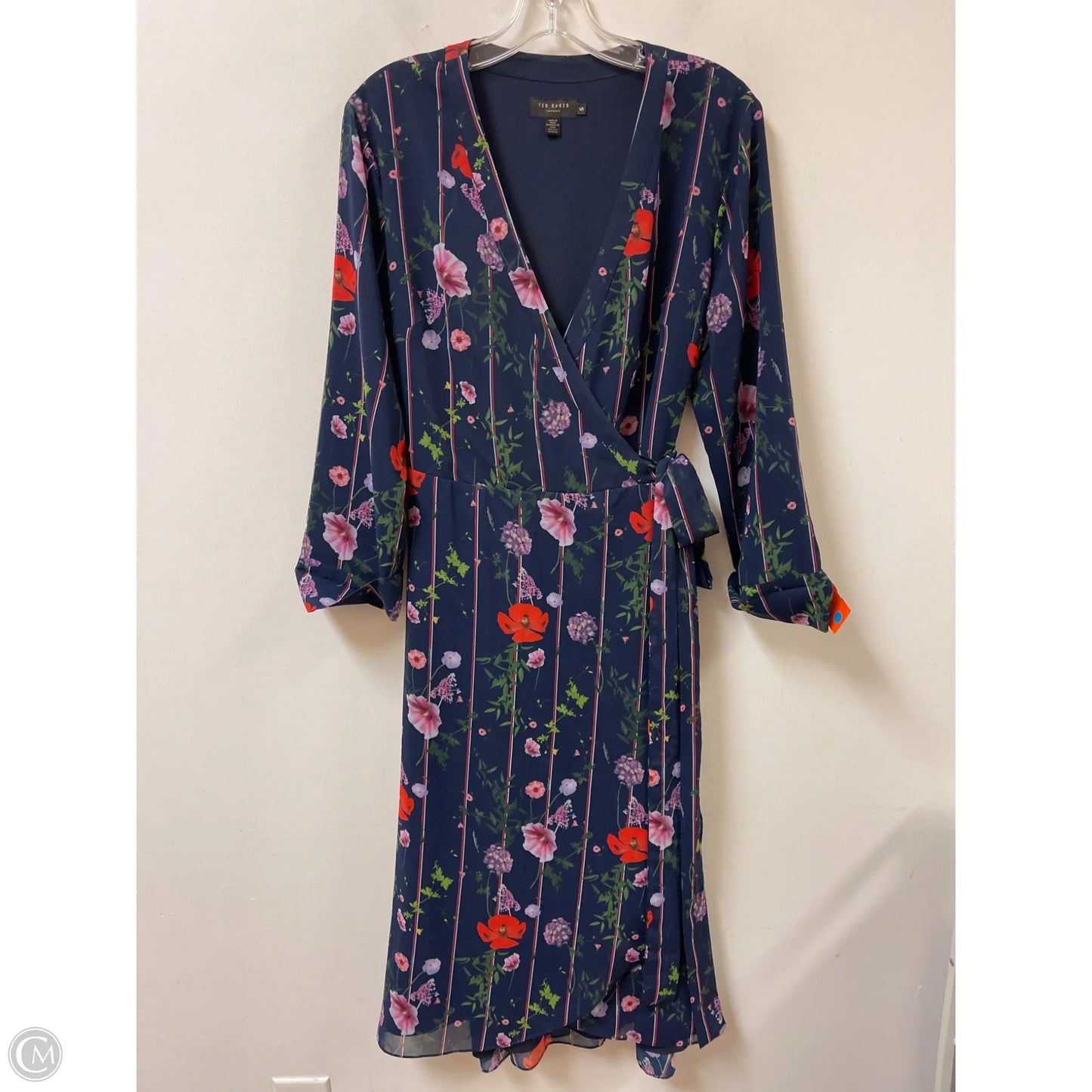 Dress Casual Short By Ted Baker In Floral Print, Size: L