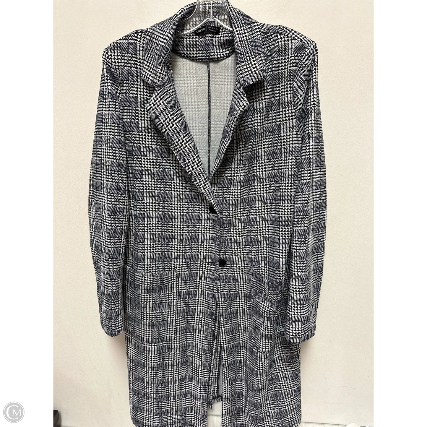 Blazer By Shein In Black & White, Size: M